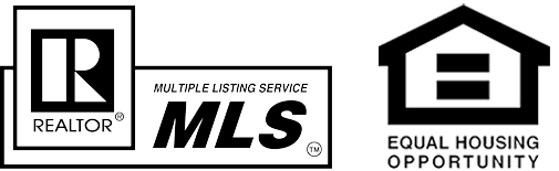 Logos for Realtor, MLS, and Equal Housing Opportunity.