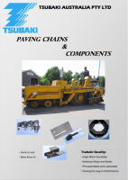 Tsubaki Paving Chains