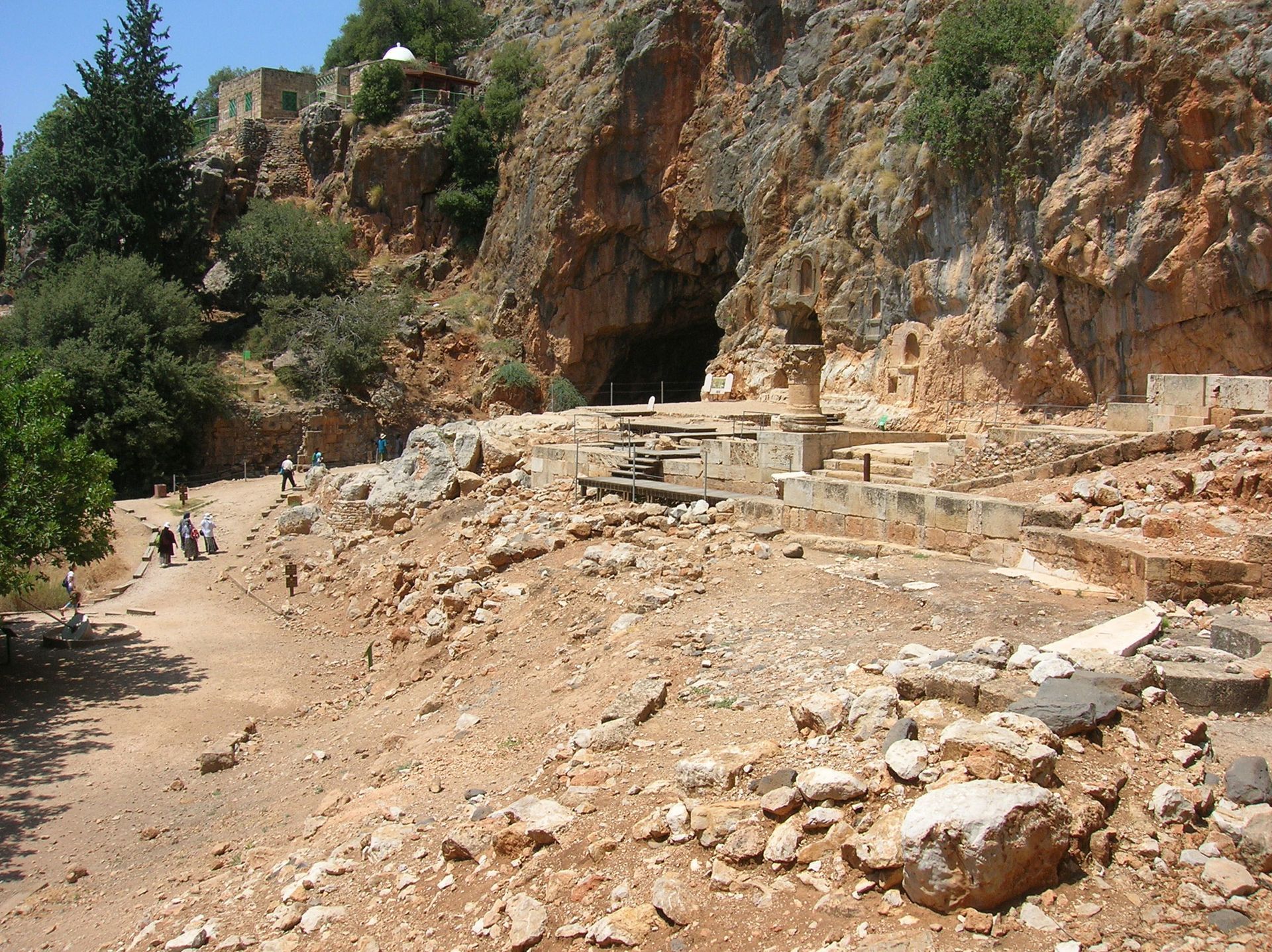 Entrance to the cave