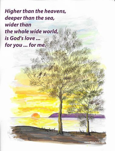 The wideness of God's love