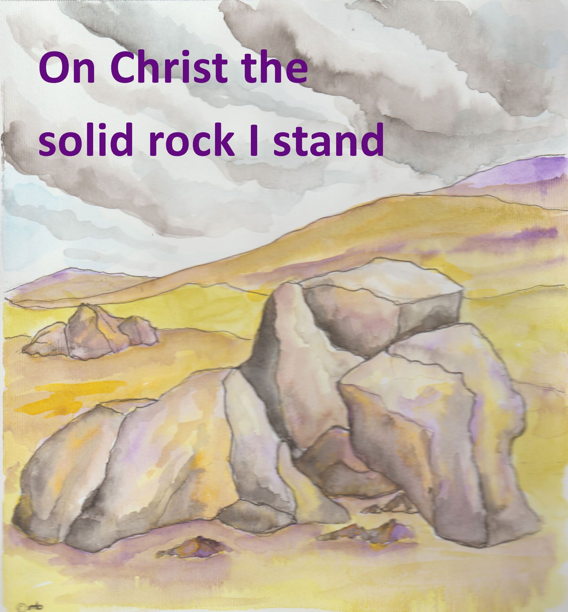 Christ the rock on which I stand 