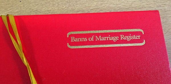 Banns of Marriage Register
