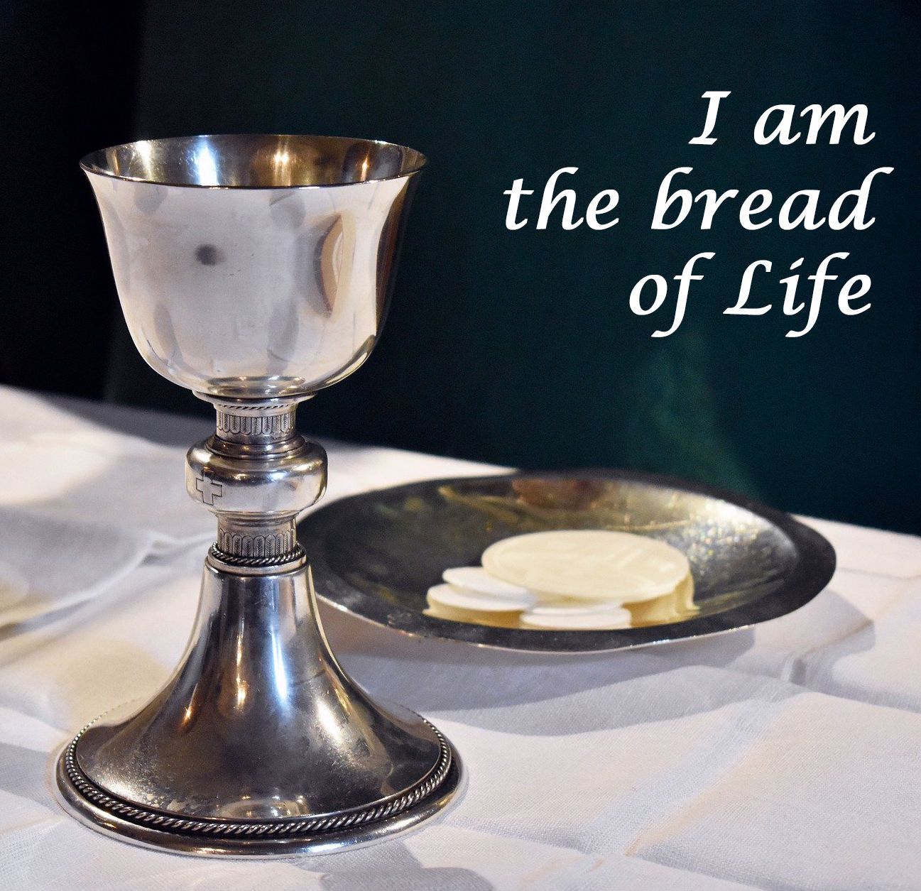 John 6:54
Those who eat my flesh and drink my blood have eternal life, and I will raise them up on the last day;