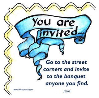 Jesus invites us to a banquet