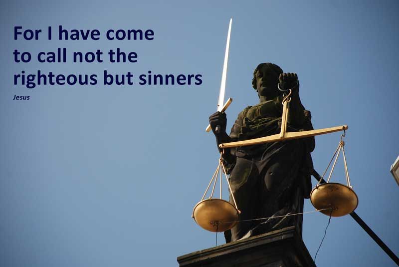 Jesus calls sinners