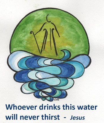 Jesus offers living water