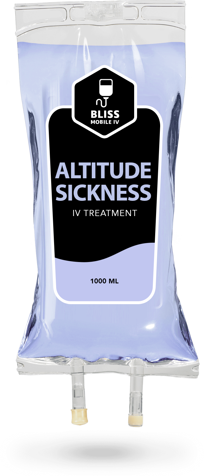 A bag of b-lean iv treatment on a white background.