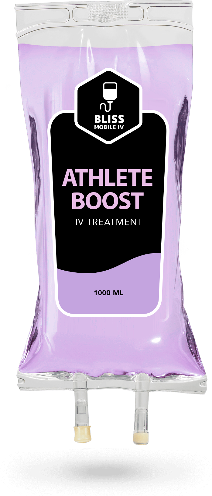 A bag of bliss recovery performance wipes on a white background.