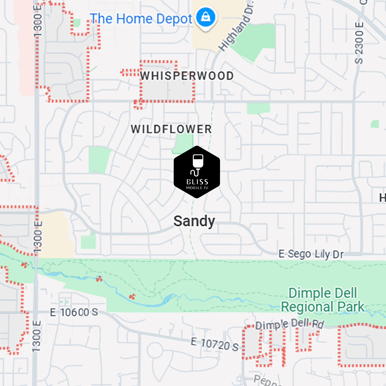 A map showing the location of salt lake city