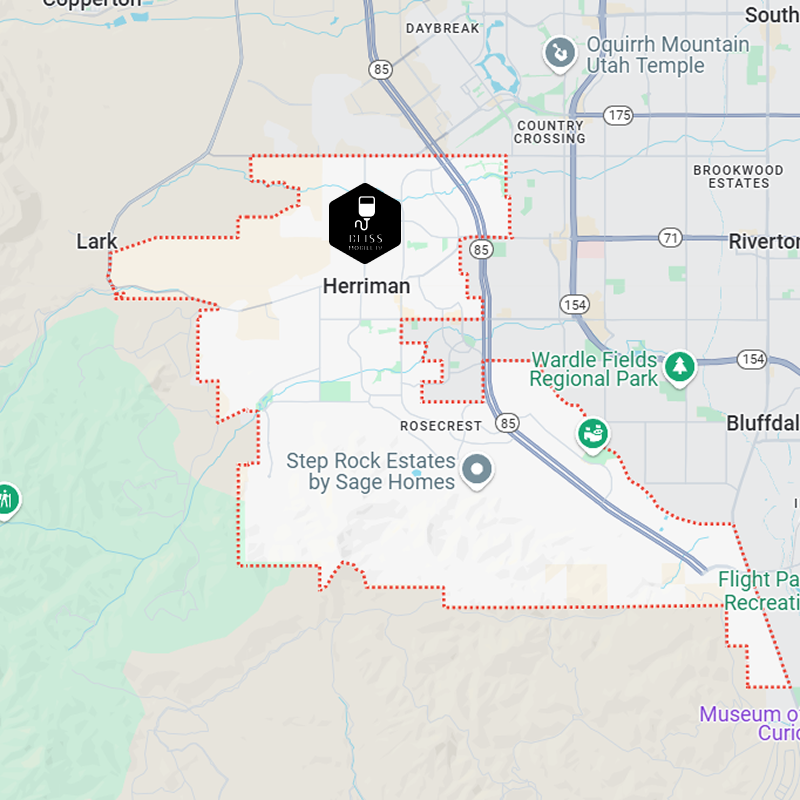 A map showing the location of salt lake city