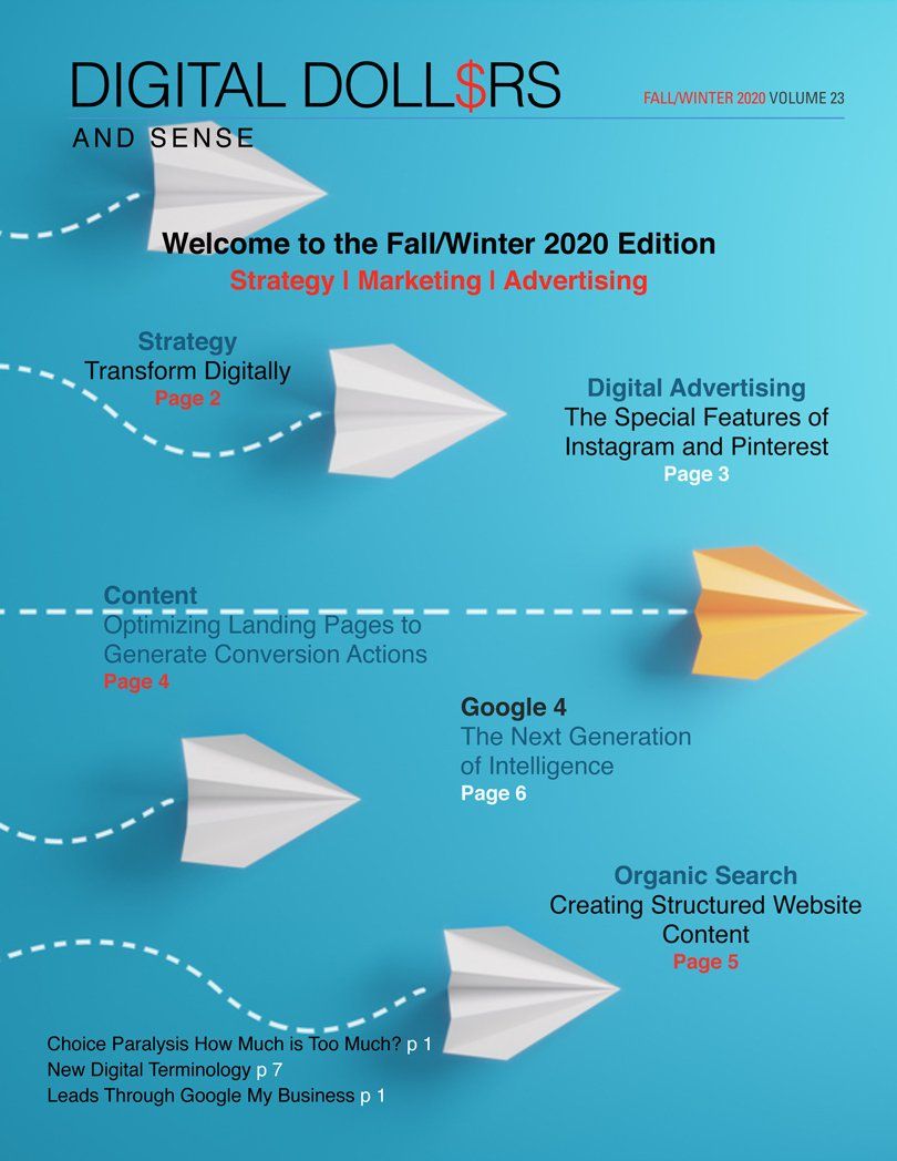 Fall/Winter 2020 Digital Dollars & Sense Cover - Concentric