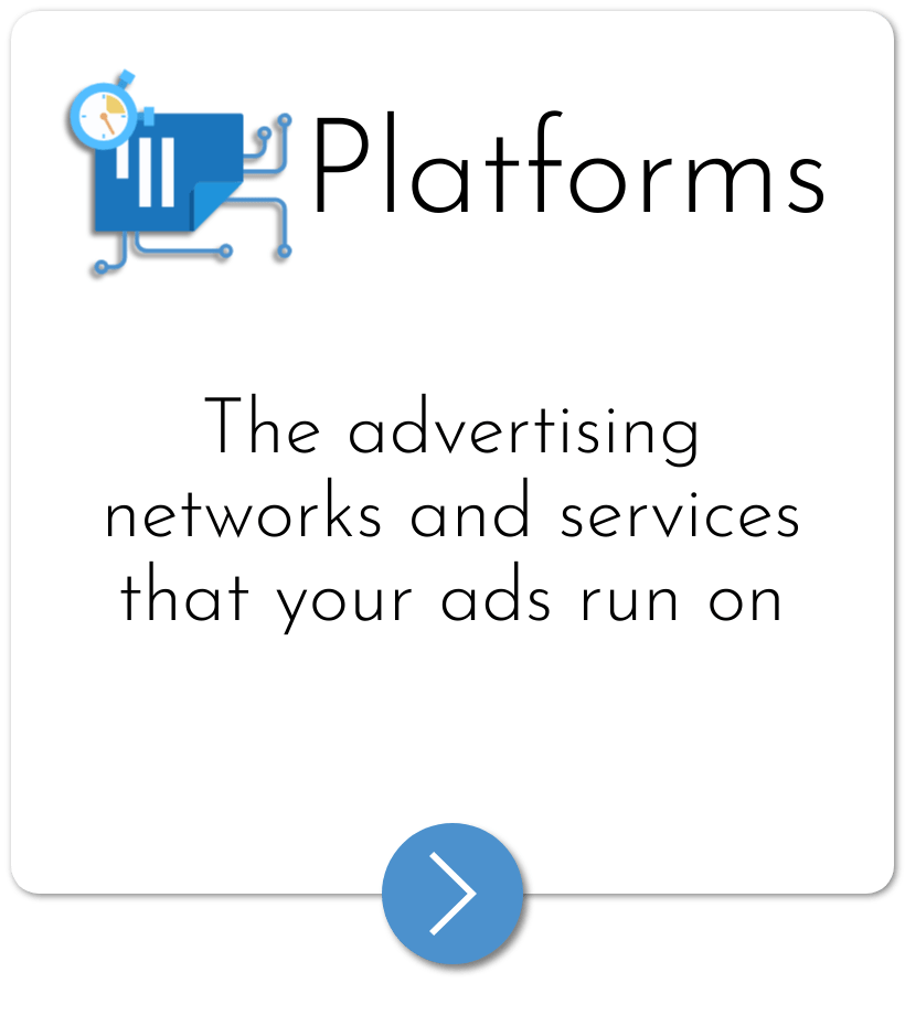 Platforms - The advertising networks and services that ads run on