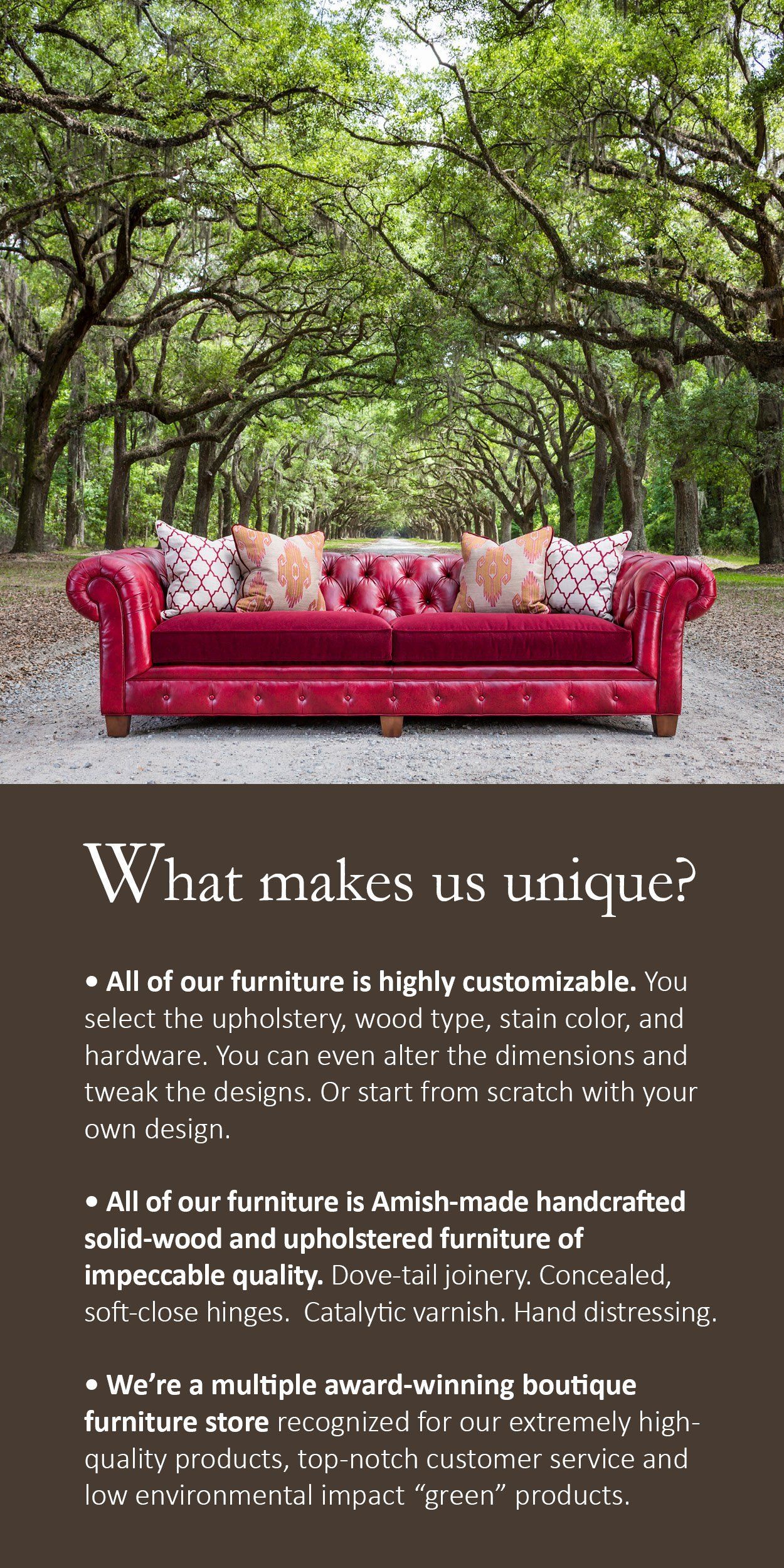 Shop Americanmade Furniture Today. Any Room. Any Style.
