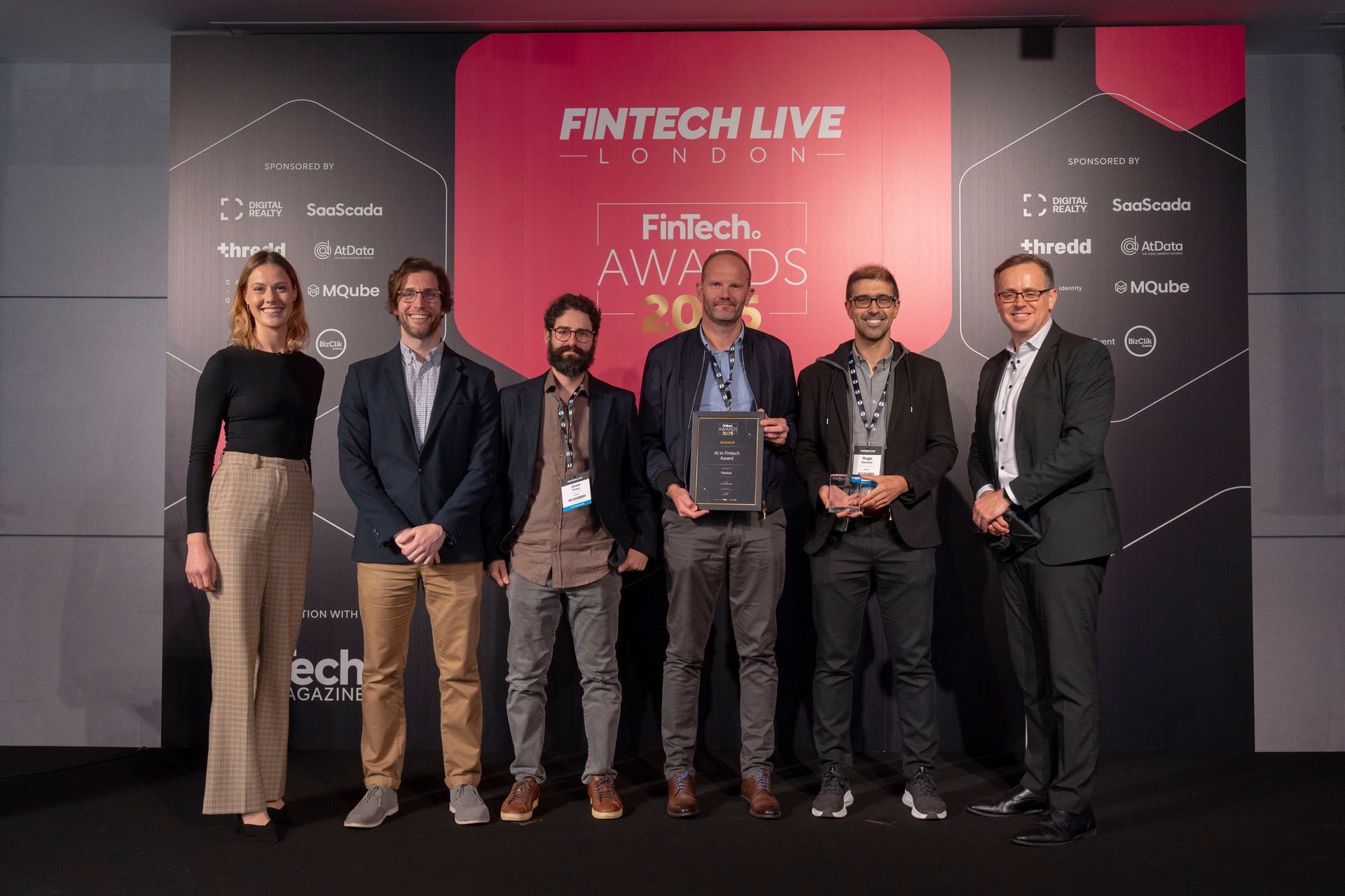 Feedzai Wins 'AI in Fintech' Award at the Global FinTech Awards 2025