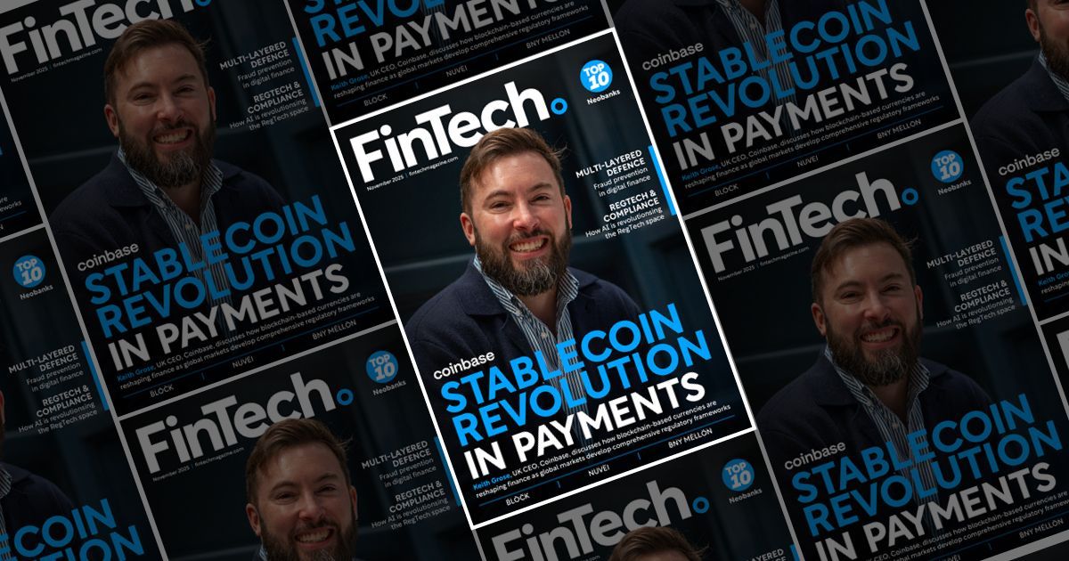 Magazine covers repeating. Focus on Fintech,