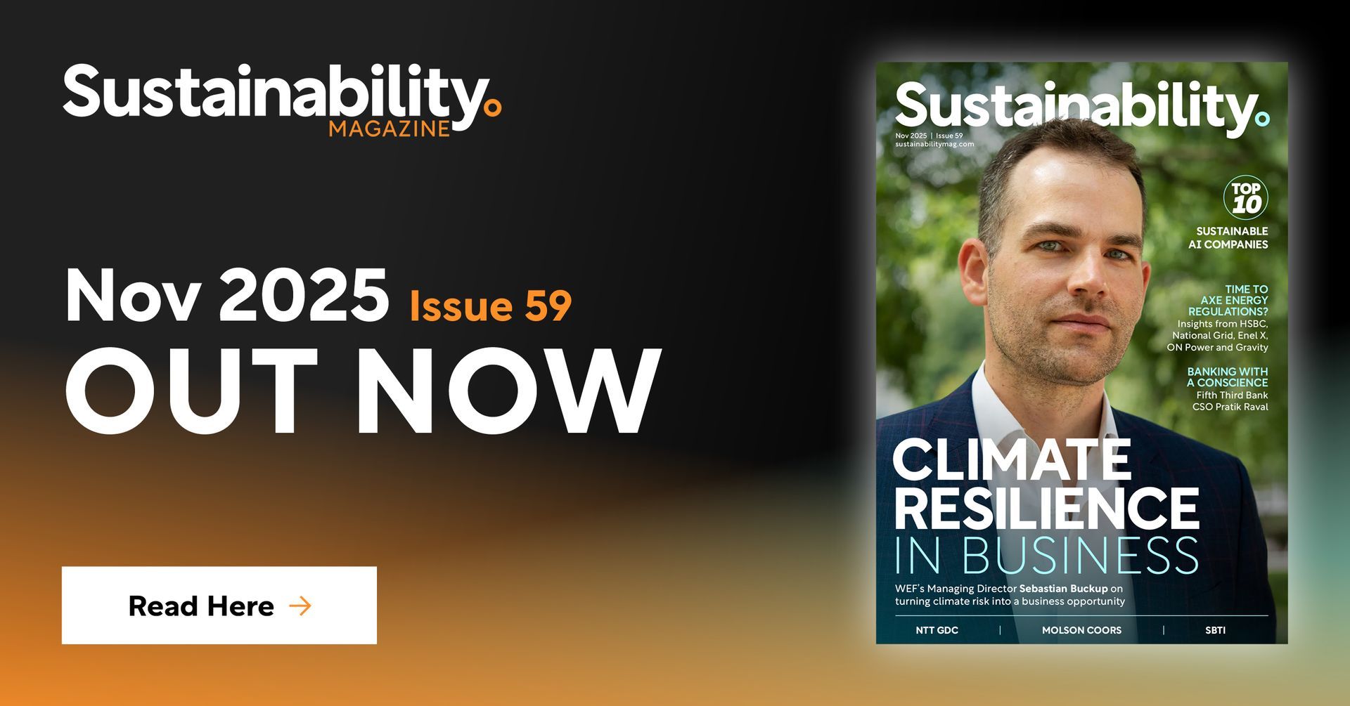 WEF Sebastian Buckup Sustainability Magazine November 2025