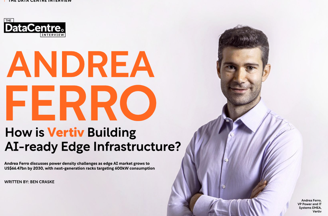 Andrea Ferro, featured in magazine.