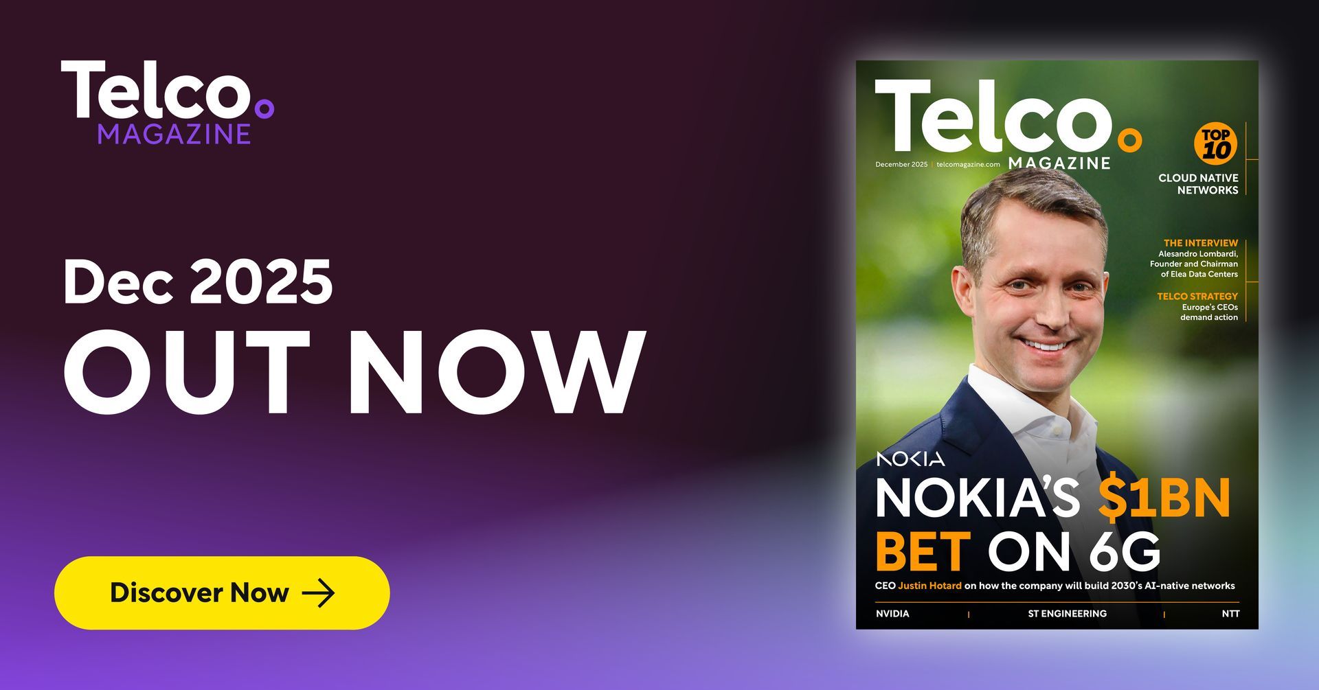 Telco Magazine December BizClik Brand