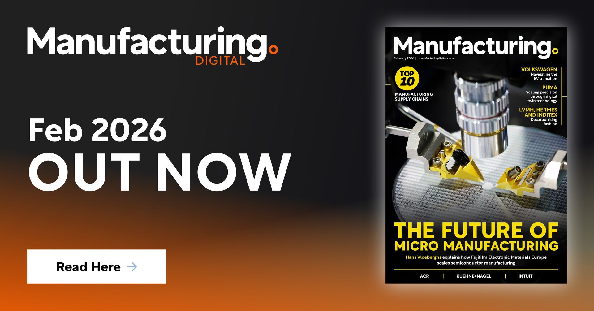 Manufacturing Digital magazine cover: Feb 2026 issue, 