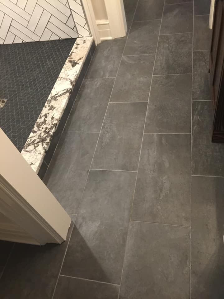 Grey Tiles — Columbia, SC — Corley Brothers Tile Setting LLC