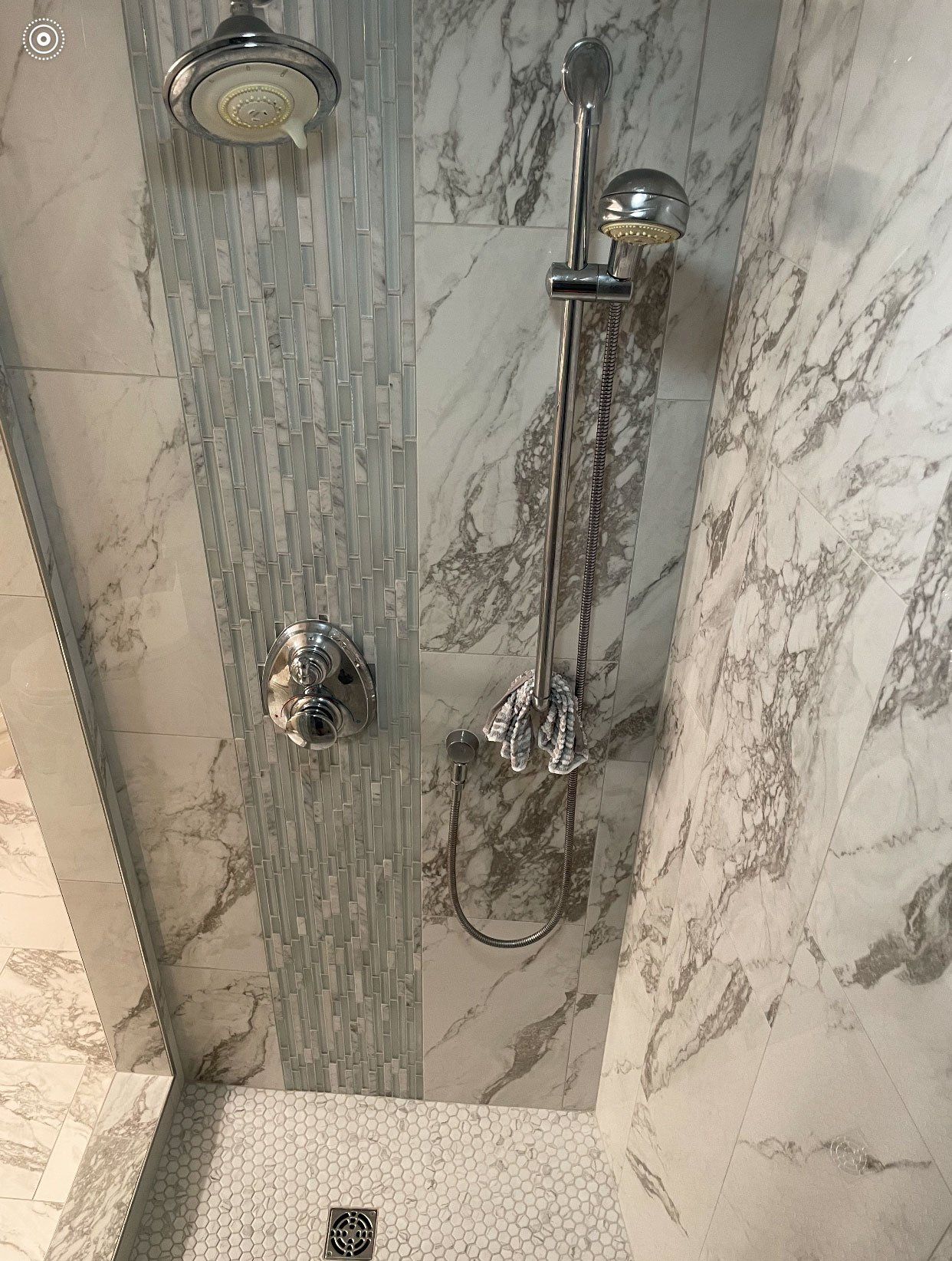 Modern Bathroom with Shower — Columbia, SC — Corley Brothers Tile Setting LLC