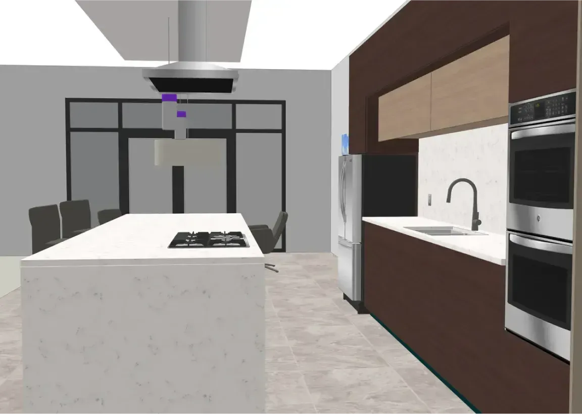 3D Kitchen Modeling 1