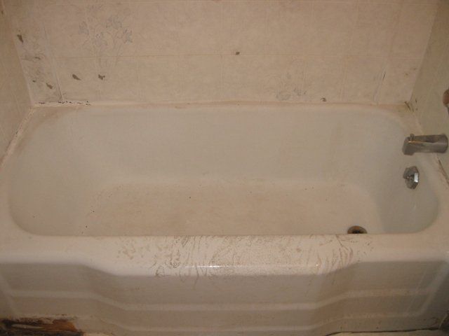 Cast Iron Tub Before