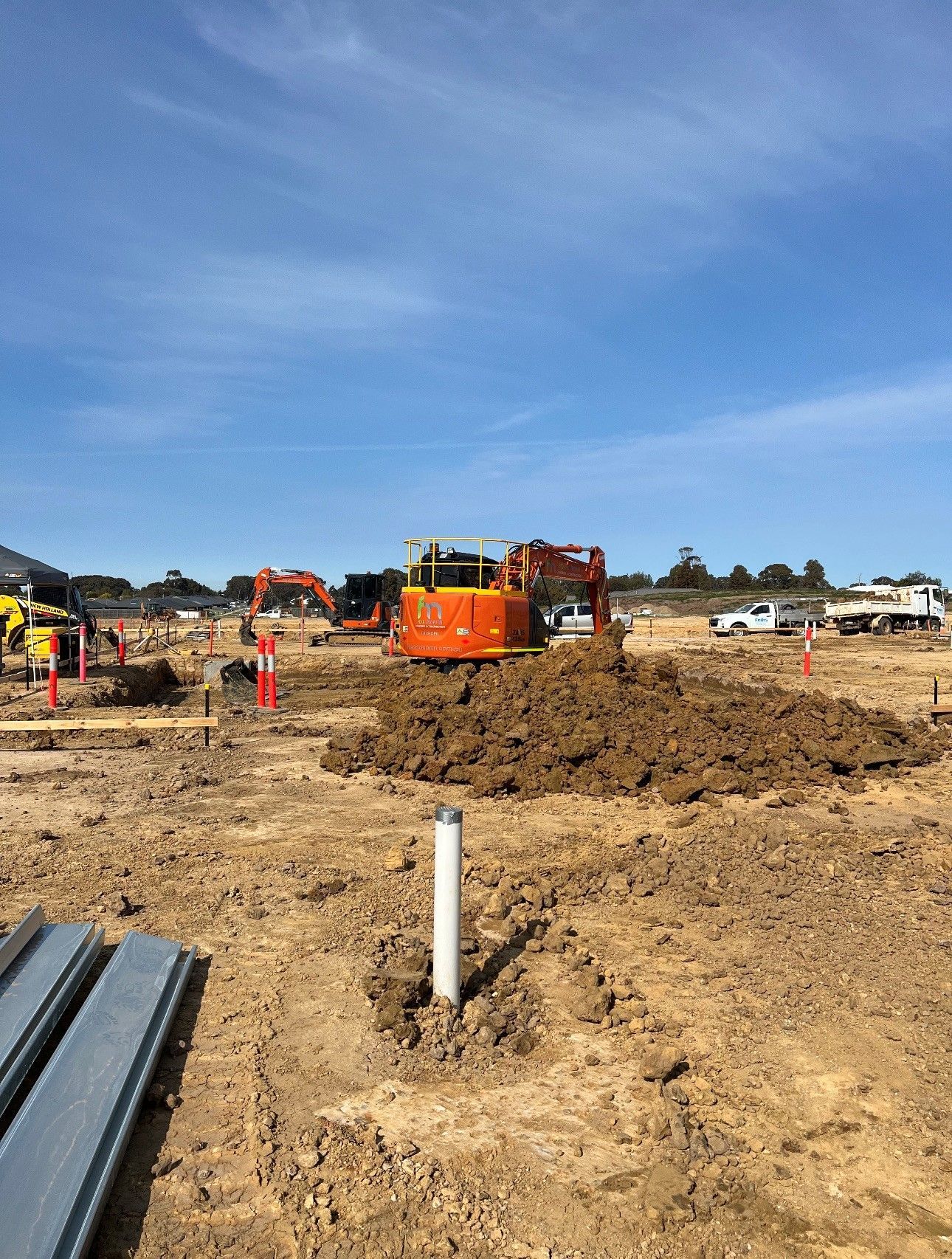 Heavy equipment pouring concrete | Bairnsdale, VIC | Fox Martin Concrete & Construction