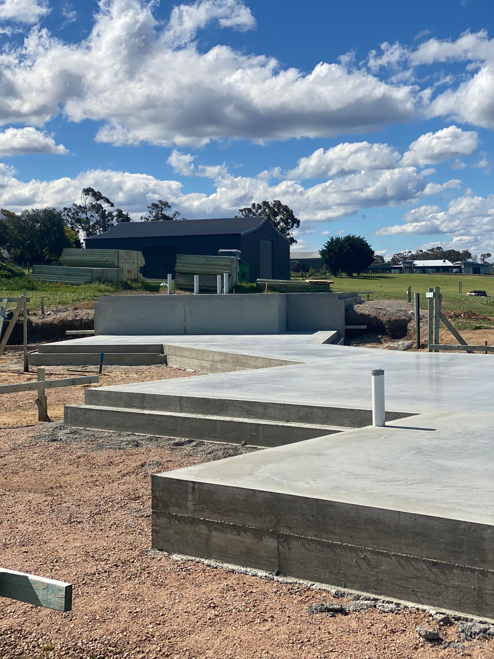 Newly built swimming pool | Bairnsdale, VIC | Fox Martin Concrete & Construction