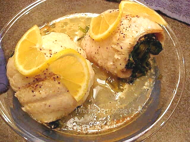 recipe for southern catfish with spinach