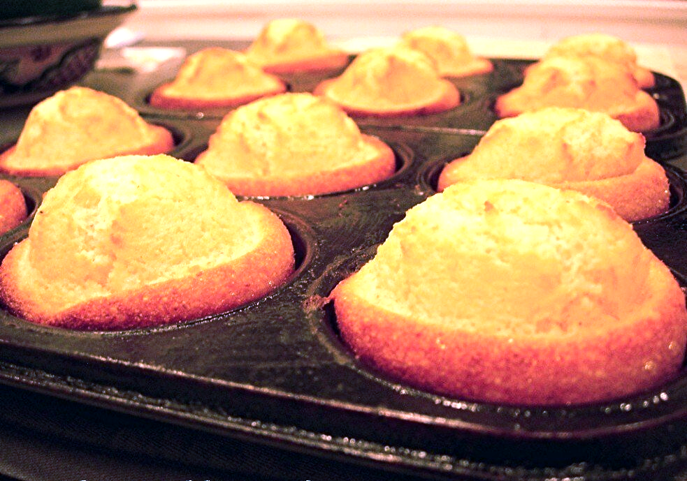 real southern cornbread muffins with an old-fashion taste