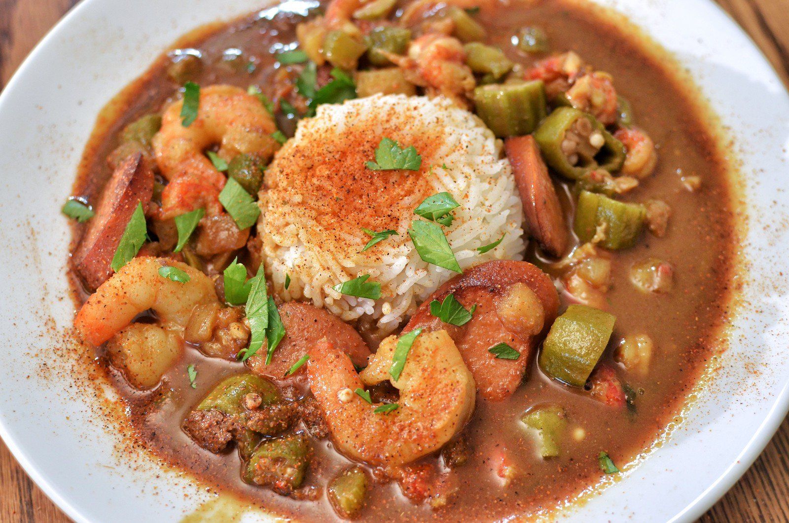 what to eat on Mardi Gras Day? Cook Gumbo. recipe at Bay Favors Food Blog