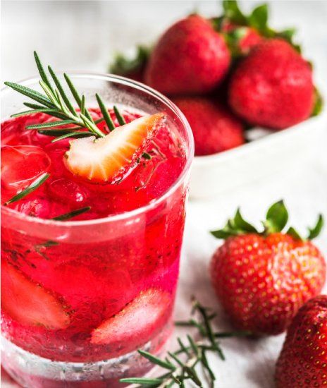 cool and refreshing during hot summer months, Strawberry Iced Tea recipe - at Bay Favors Food Blog