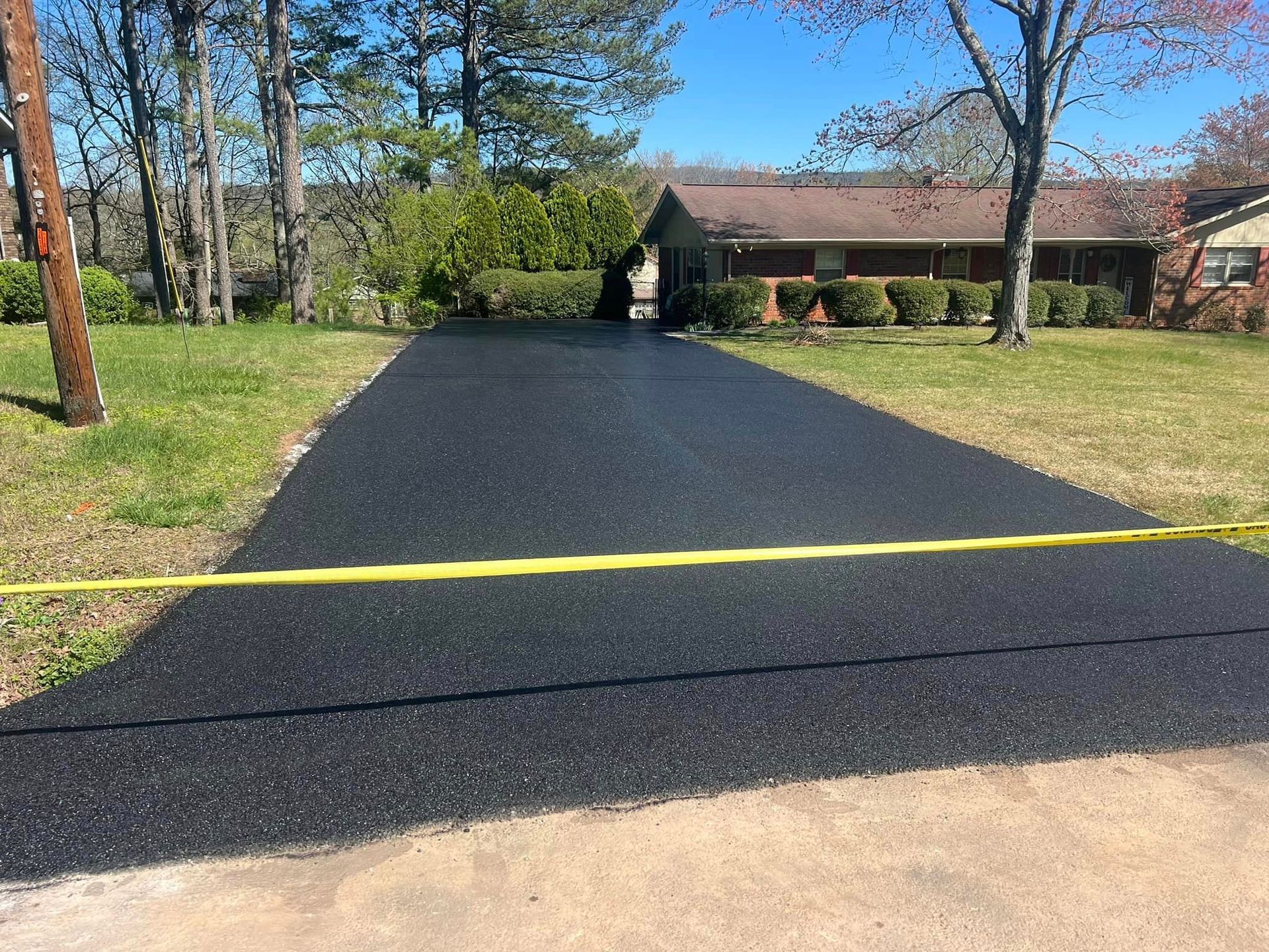 new residential driveway