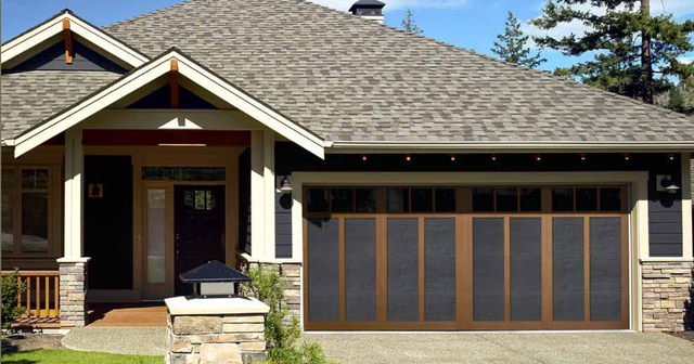Faux wood door installation