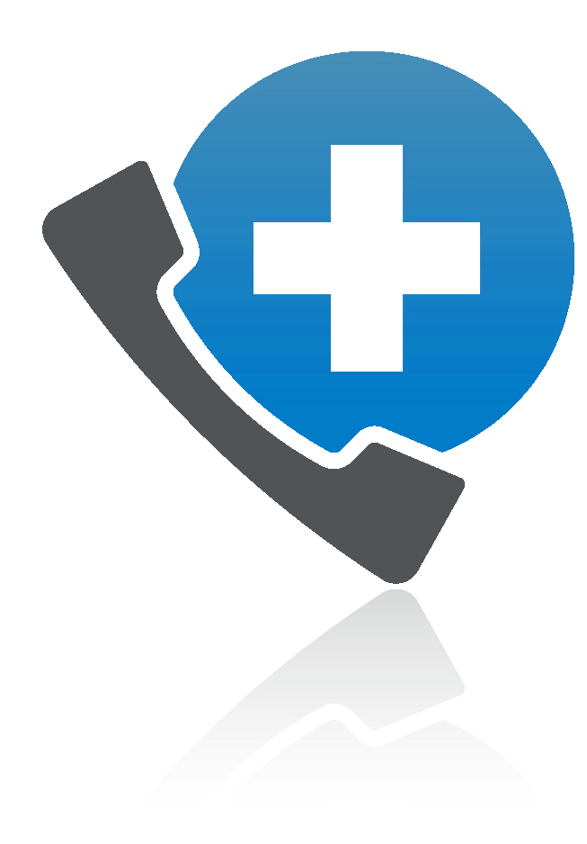 Medical phone icon