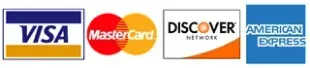 A visa mastercard discover and american express logo