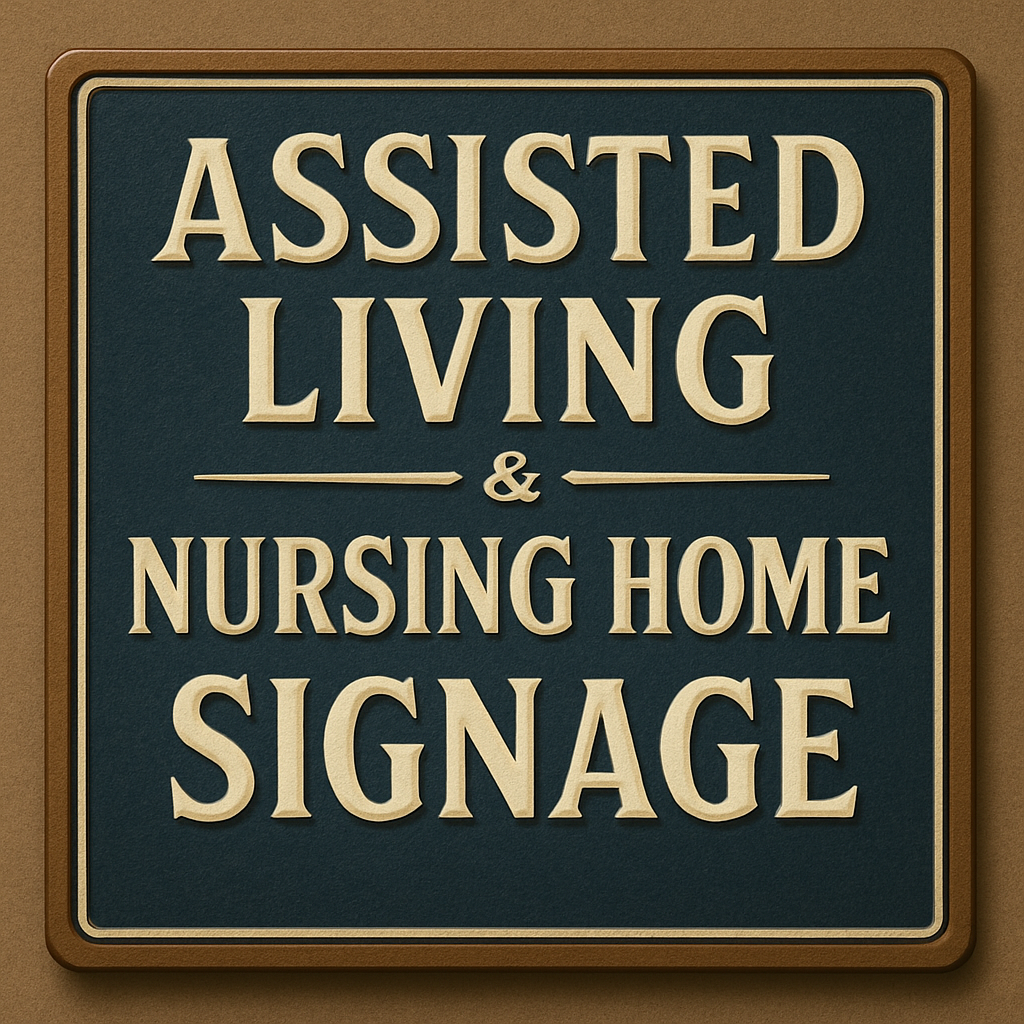 Clear and durable coronavirus safety signage for assisted living and nursing homes in Duncan, SC by Carolina Signs & Wonders.