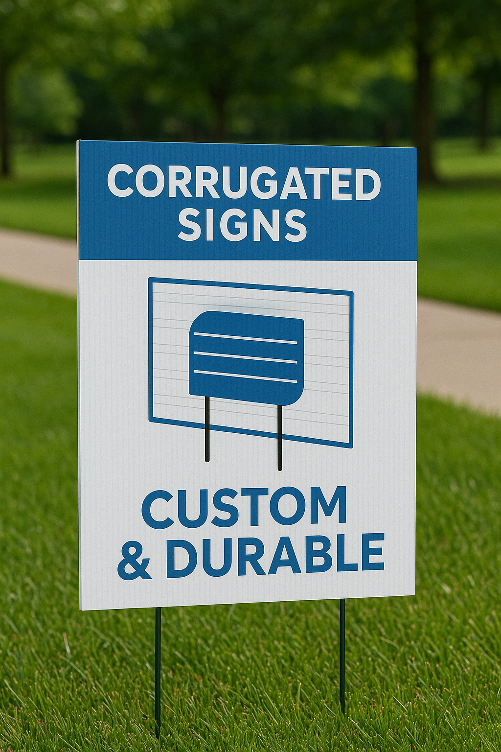 Charlotte Corrugated signage