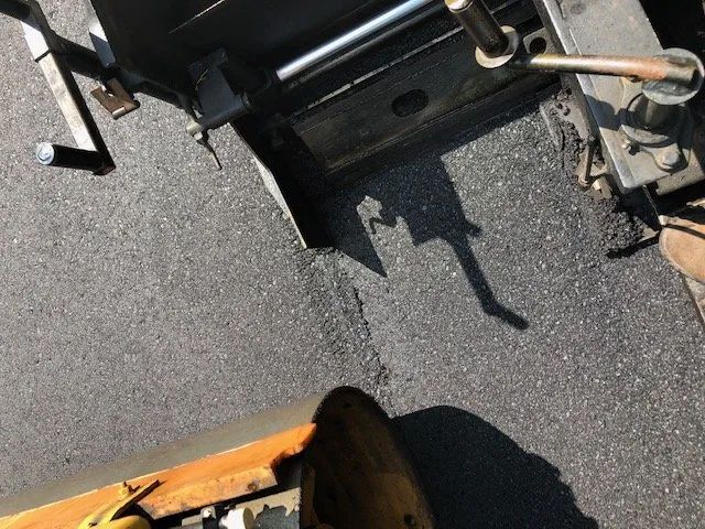 Paving Repair — Top View of Road Construction in Minneapolis, MN