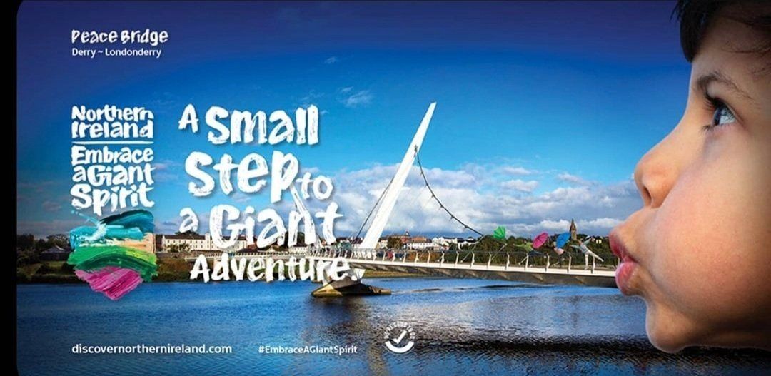 Ad with boating lake