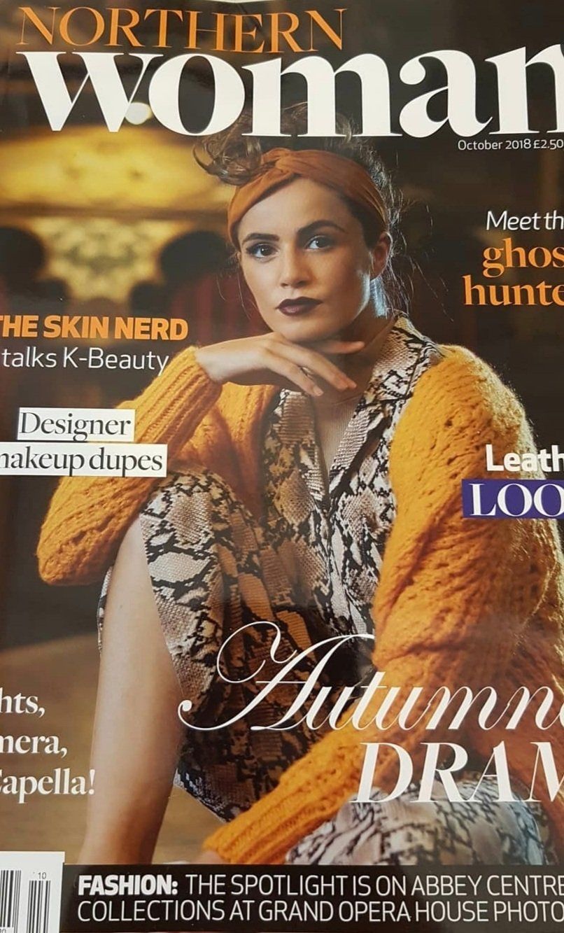 Northern Woman cover with woman in floral dress and yellow cardigan