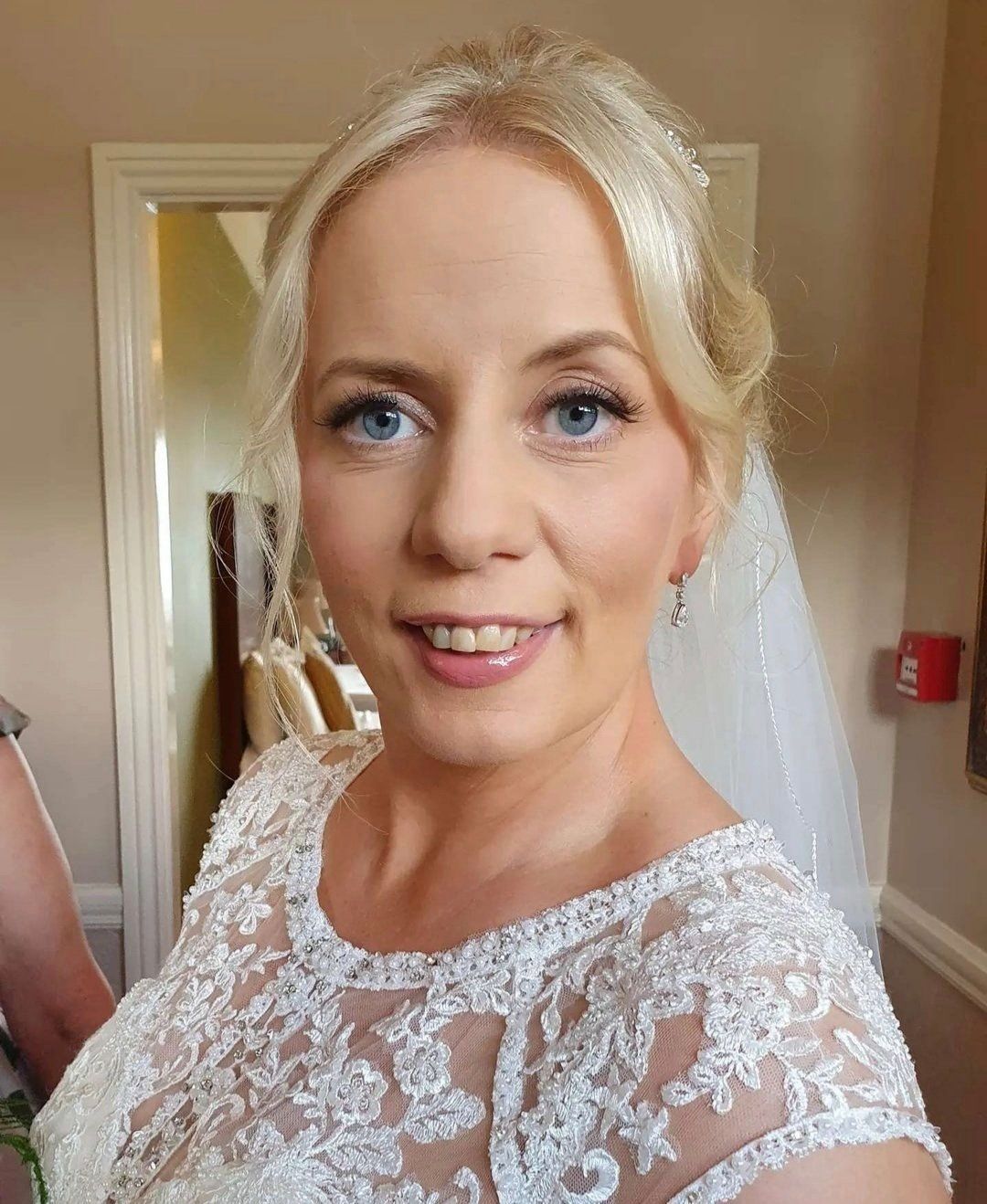 Bride taking a selfie