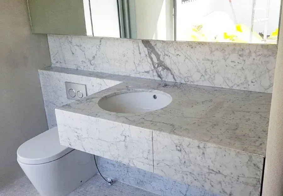 Granite Bathroom Sink Tops — Wollongong, NSW — Superior Stone