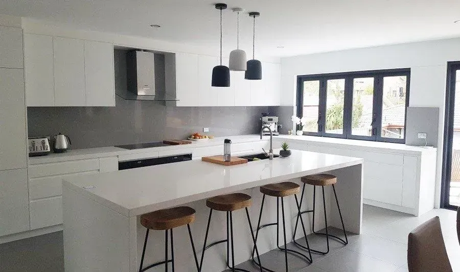 White Kitchen Countertop — Wollongong, NSW — Superior Stone