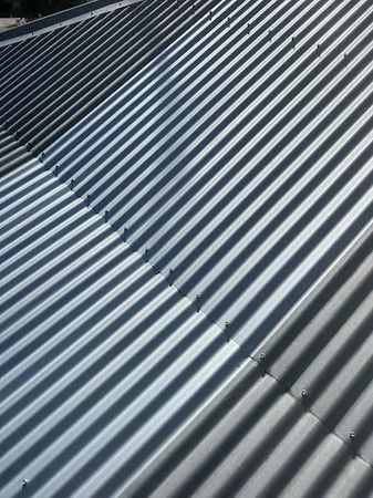 Close-up of a Corrugated Metal Roof — Whirly Bird King in Buderim, QLD