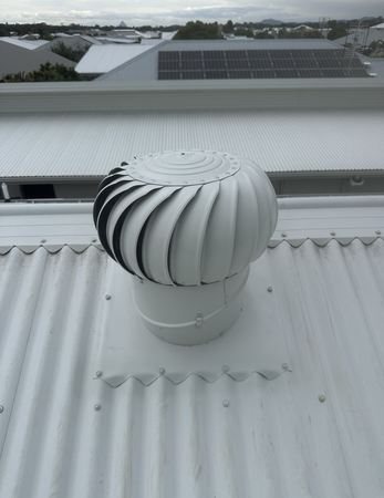 A Whirly Birdt on a Corrugated Metal Roof — Whirly Bird King in Buderim, QLD