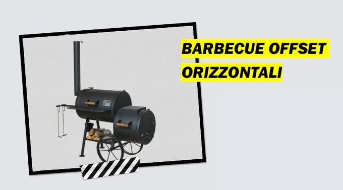 barbecue offset orizzontali LVCA BBQ Camogli
