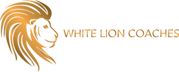 white lion coaches logo
