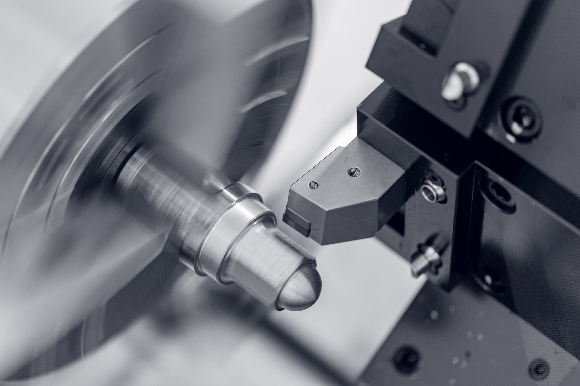 A Metal Lathe Shaping a Metal Part — LM Engineering in Cooktown, QLD